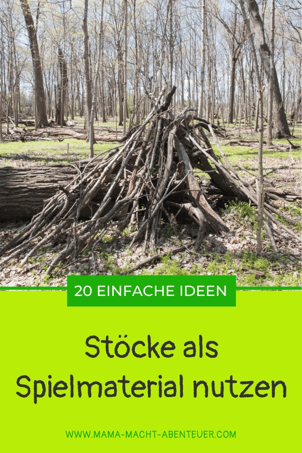 Stoecke als Spielmaterial