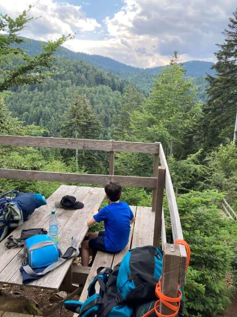 Aussicht im TrekkingCamp Schwarzwald