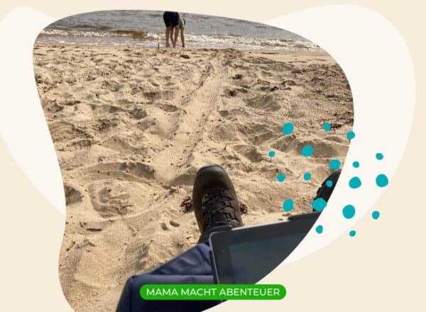 Laptop am Strand